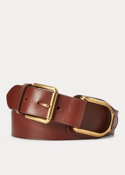 Ralph Lauren Stirrup Læder Bælte Herre Danmark (EVABF6749)